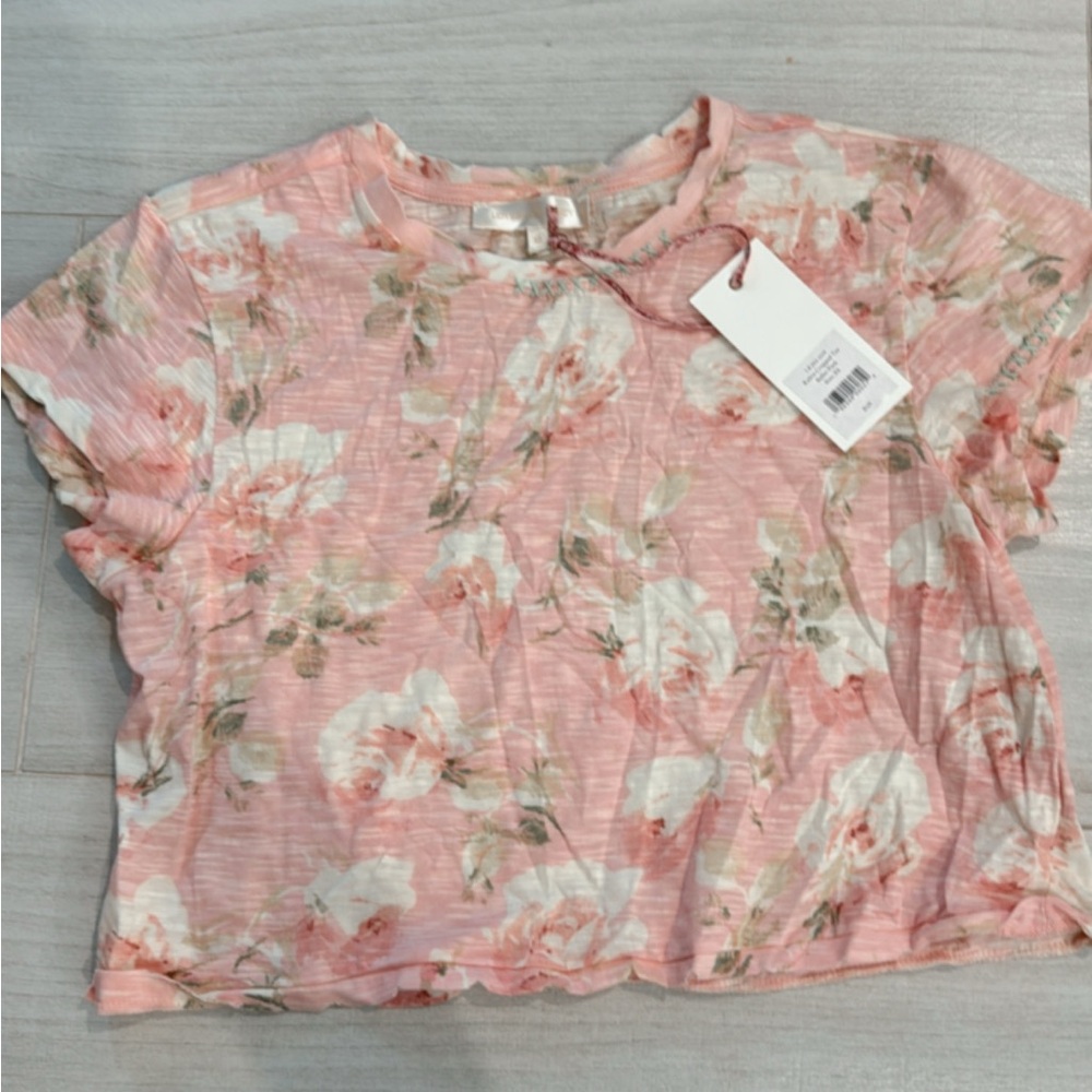 LoveShackFancy NWT women’s crop tee